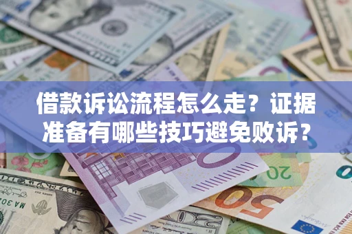 武汉借款诉讼流程怎么走？证据准备有哪些技巧避免败诉？