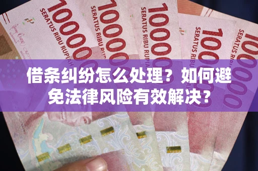 武汉借条纠纷怎么处理？如何避免法律风险有效解决？