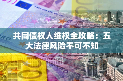 武汉共同债权人维权全攻略：五大法律风险不可不知