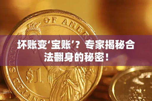武汉坏账变‘宝账’？专家揭秘合法翻身的秘密！