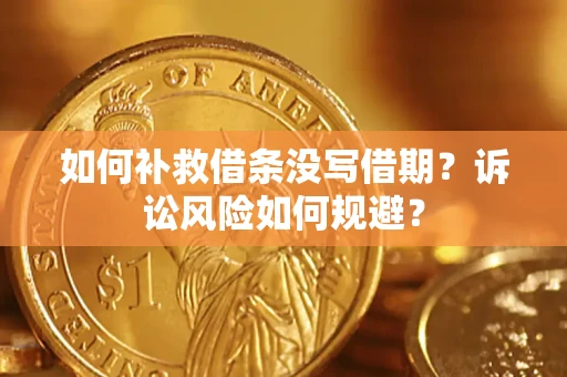武汉如何补救借条没写借期？诉讼风险如何规避？