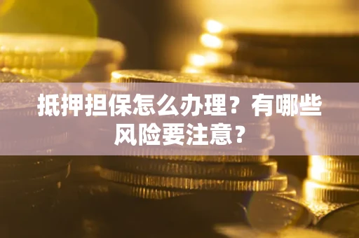 武汉抵押担保怎么办理？有哪些风险要注意？