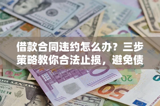 武汉借款合同违约怎么办？三步策略教你合法止损，避免债务危机升级