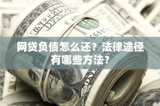 武汉网贷负债怎么还？法律途径有哪些方法？