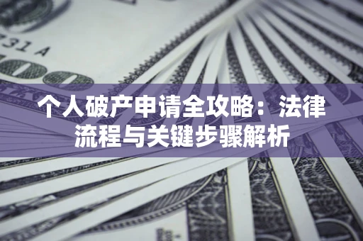 武汉个人破产申请全攻略：法律流程与关键步骤解析