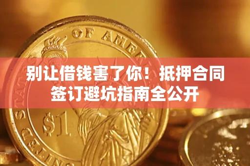 武汉别让借钱害了你！抵押合同签订避坑指南全公开